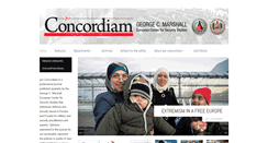 Desktop Screenshot of perconcordiam.com